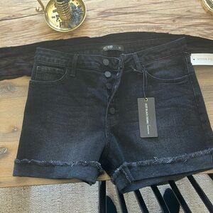 NWT Just Black Tyra High Rise black shorts